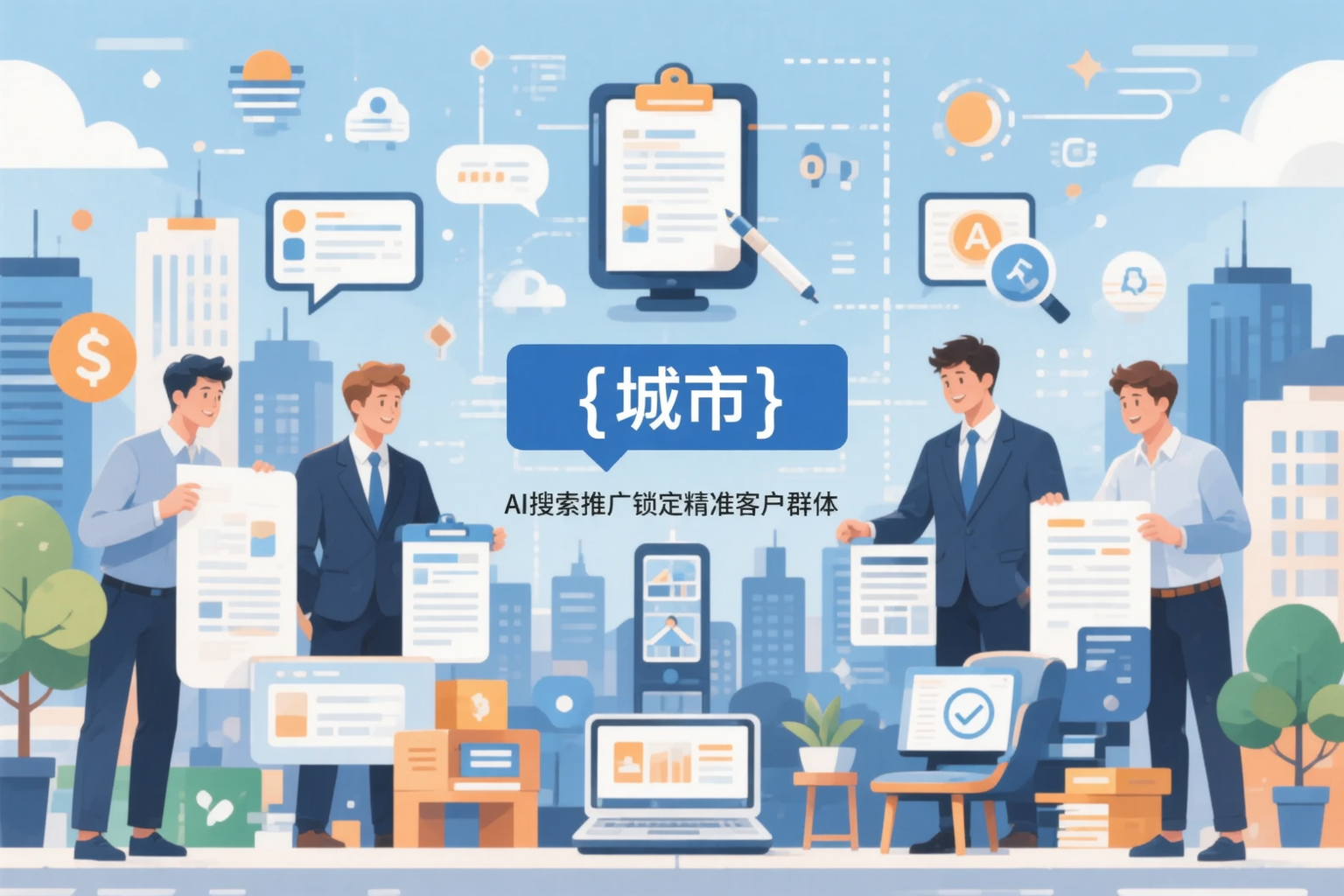 双鸭山公司如何用AI搜索推广锁定精准客户群体