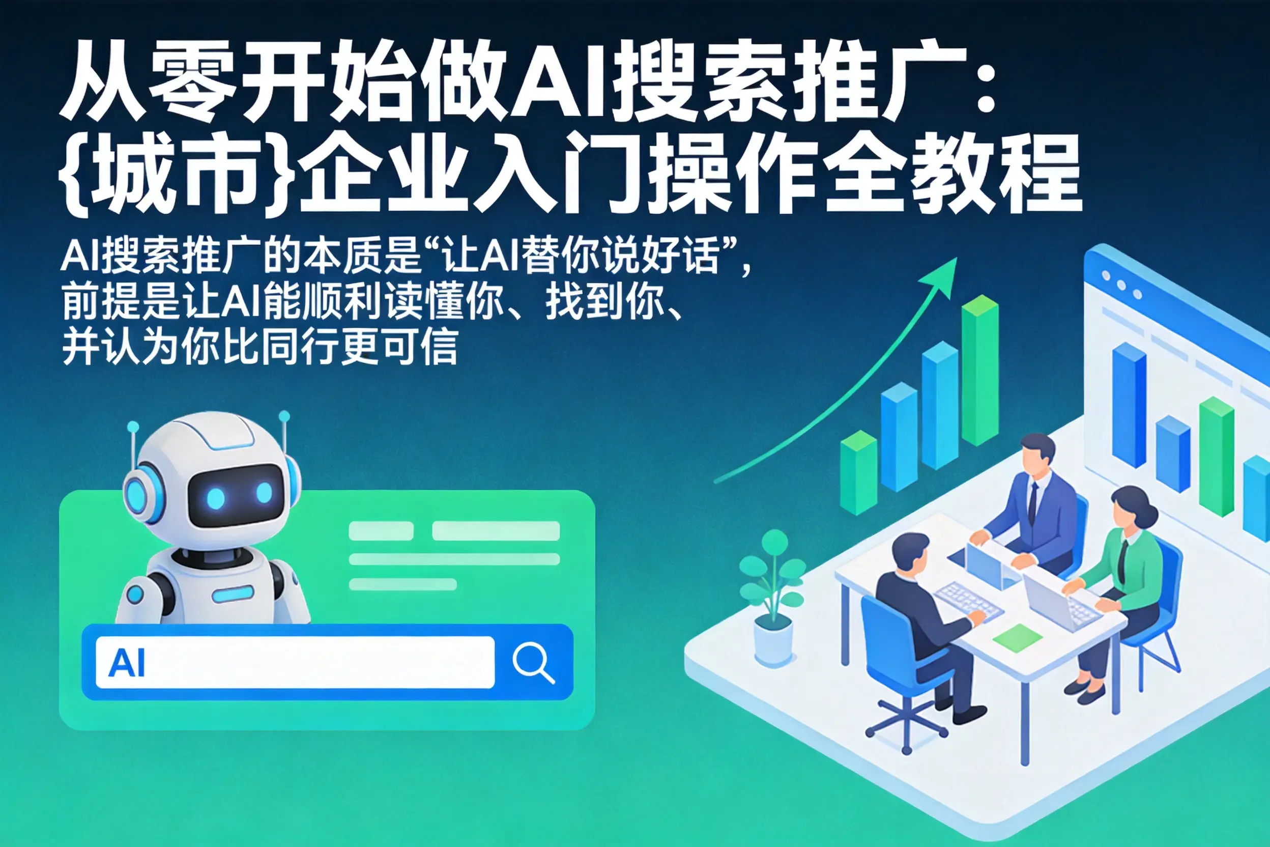 从零开始做AI搜索推广：双鸭山企业入门操作全教程