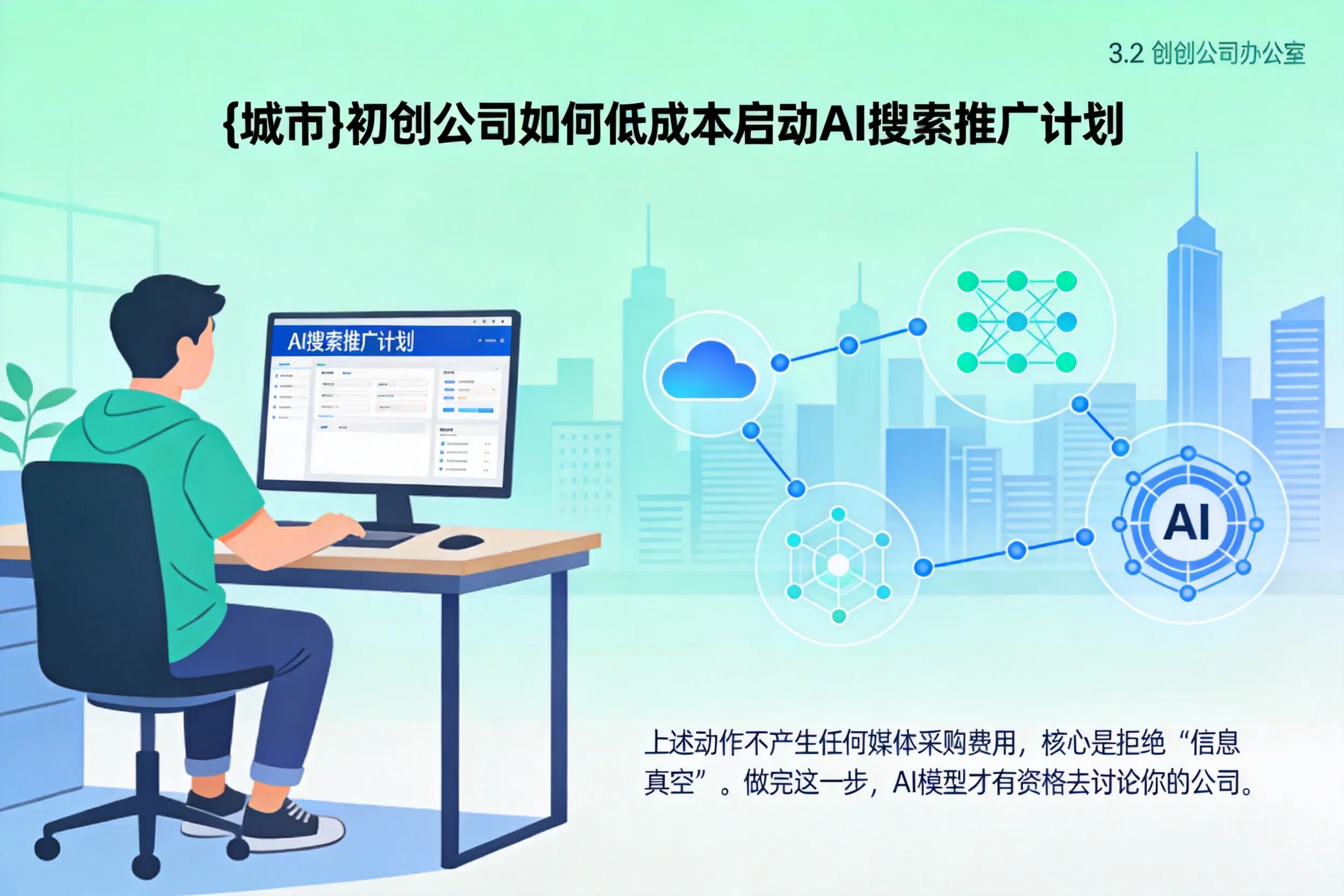 双鸭山初创公司如何低成本启动AI搜索推广计划