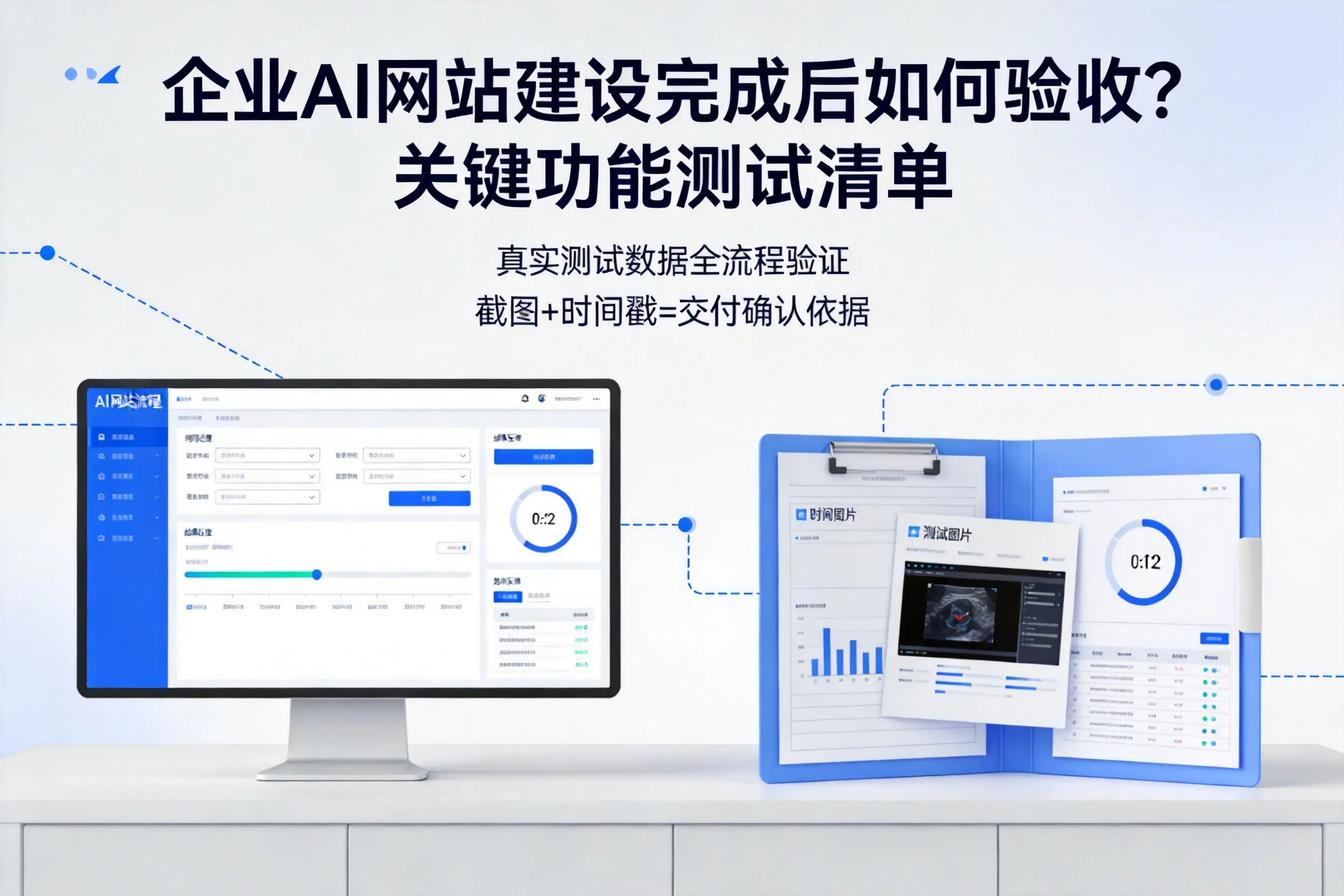 双鸭山企业AI网站建设完成后如何验收？关键功能测试清单