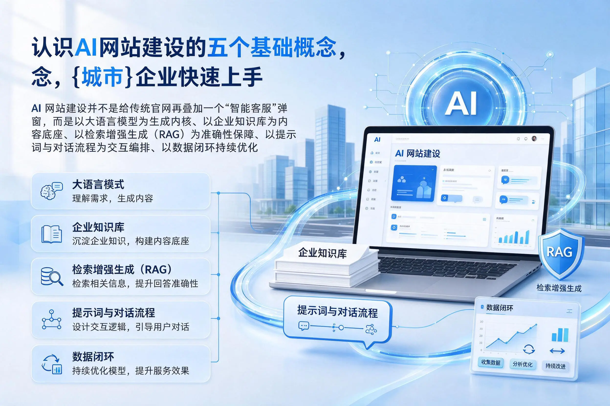 认识AI网站建设的五个基础概念,双鸭山企业快速上手