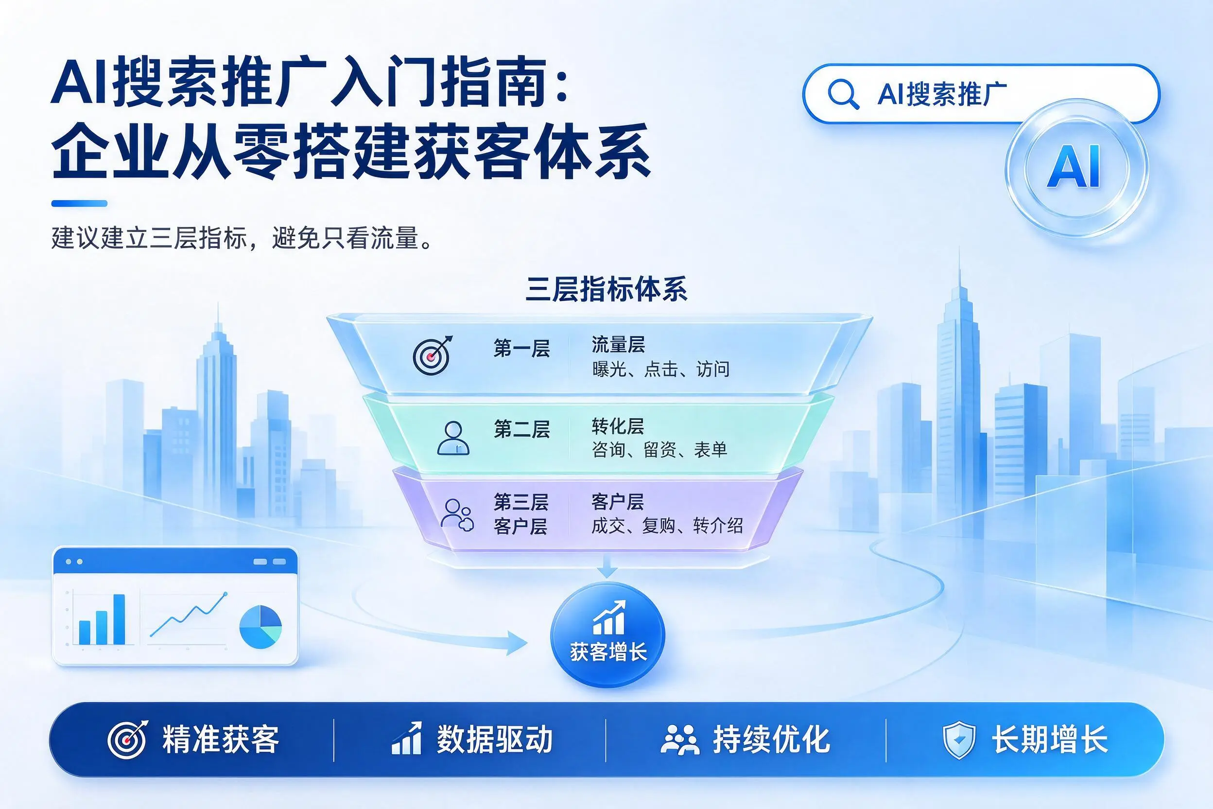 AI搜索推广入门指南：双鸭山企业从零搭建获客体系